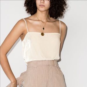 REFORMATION Ross velvet camisole